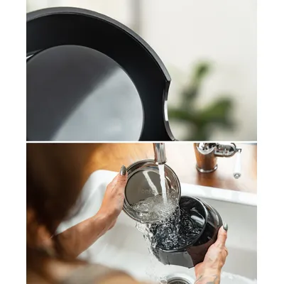 lionto gamelle pour chat en inox avec support mélamine antidérapant