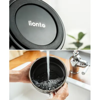 lionto gamelle pour chat en inox double paroi antidérapante