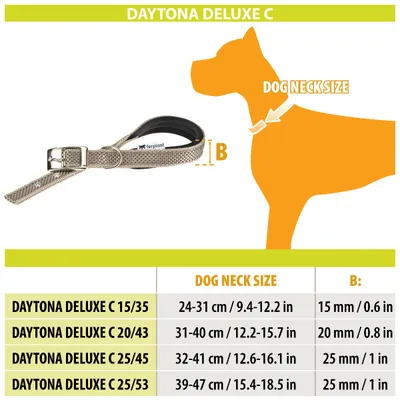 Ferplast Collier pour chiens réfléchissant rembourré DAYTONA DELUXE Ferplast Collier pour chiens réfléchissant rembourré DAYTONA DELUXE