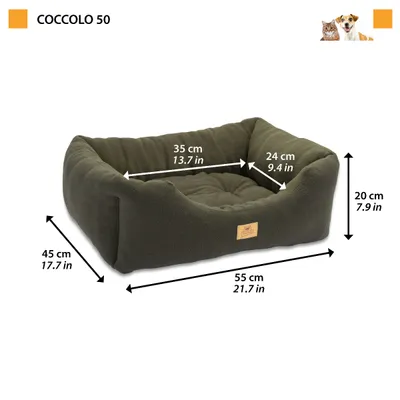 Ferplast Sofa aus weichem Mikrofleece für Hunde und Katzen. COCCOLO Ferplast Sofa aus weichem Mikrofleece für Hunde und Katzen. COCCOLO