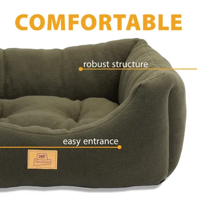 Ferplast Sofa aus weichem Mikrofleece für Hunde und Katzen. COCCOLO Ferplast Sofa aus weichem Mikrofleece für Hunde und Katzen. COCCOLO