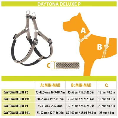 Ferplast Harnais réfléchissant rembourré pour chiens DAYTONA DELUXE