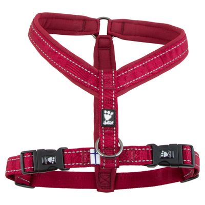 Hurtta Casual Y-Geschirr weinrot