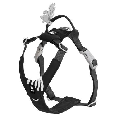 Hurtta Hundegeschirr Seeker Harness raven (schwarz)