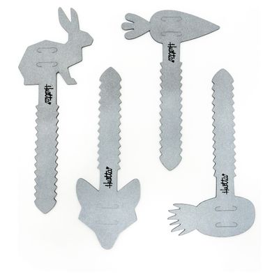 Hurtta Razzle Dazzle Reflektoren Set - 4er Pack