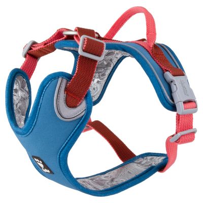 Hurtta Weekend Warrior Geschirr bilberry Mix (jeansblau Mix)