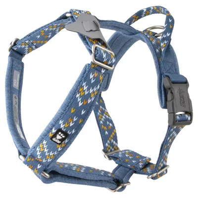 Hurtta Razzle Dazzle Y-Geschirr bilberry (jeansblau) Hurtta Razzle Dazzle Y-Geschirr bilberry (jeansblau)