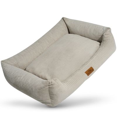 Orthopädisches Hundebett aus stilvollem Cord