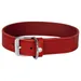 Das Lederband Hundehalsband Weinheim Red