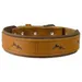 Das Lederband Halsband Zweiburgen Maroon/Mocca
