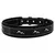 Das Lederband Halsband Zweiburgen Black/Black Das Lederband Halsband Zweiburgen Black/Black