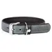 Das Lederband Hundehalsband Vancouver Granite/Black