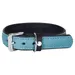 Das Lederband Hundehalsband Vancouver Petrol/Black
