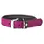 Das Lederband Hundehalsband Vancouver Violet/Black Das Lederband Hundehalsband Vancouver Violet/Black