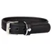 Das Lederband Hundehalsband Vancouver Black/Black