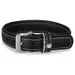 Das Lederband Hundehalsband Barcelona Black