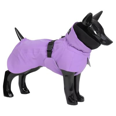 PAIKKA Hunde Winter-Jacke reflektierend "Visibility" lila