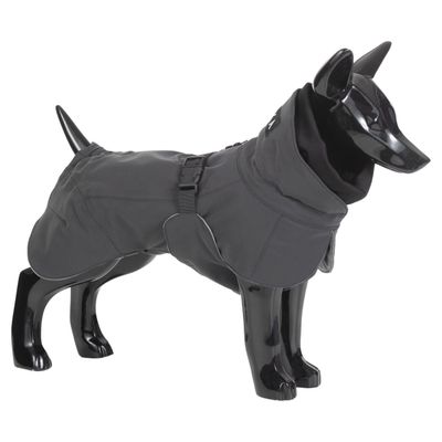 PAIKKA Hunde Winter-Jacke reflektierend "Visibility" grau/dark
