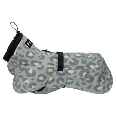 PAIKKA Hunde Regenmantel reflektierend "Visibility Raincoat" green leo