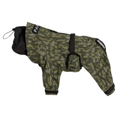 PAIKKA Hunde Regen Overall "Rain Suit" green