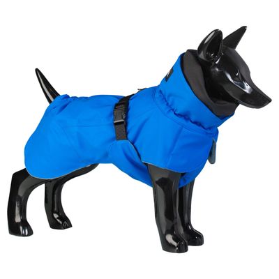 PAIKKA Hunde Winter-Jacke reflektierend "Visibility" blau/indigo
