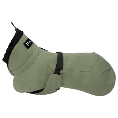 PAIKKA Hunde Winter-Jacke reflektierend "Visibility" Wool green PAIKKA Hunde Winter-Jacke reflektierend "Visibility" Wool green