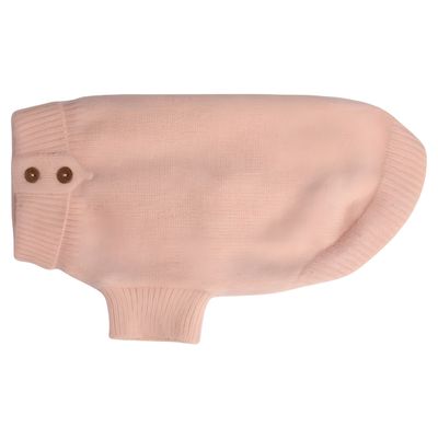 PAIKKA Hunde Strickpullover "Furry" rosa