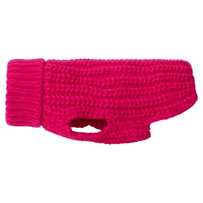 PAIKKA Hunde Strickpullover "Knit Sweater" hot pink