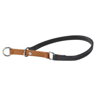 Das Lederband Zughalsband mit Stop Amsterdam Caramel/Lava Das Lederband Zughalsband mit Stop Amsterdam Caramel/Lava