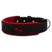 Das Lederband Halsband Zweiburgen Black/Coral