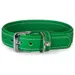 Das Lederband Hundehalsband Barcelona Summer-Green
