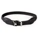 Das Lederband Hundehalsband rundgenäht Dublin Black