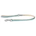 Das Lederband Hundeleine Firenze electric blue/creme