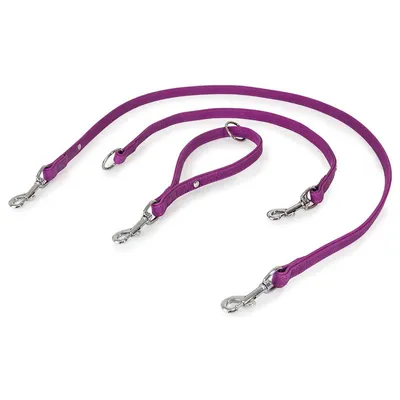 Das Lederband Universal Hundeleine Boston Violet Das Lederband Universal Hundeleine Boston Violet
