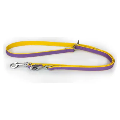 Das Lederband Hunde Führleine Firenze Lilac/Sunshine Das Lederband Hunde Führleine Firenze Lilac/Sunshine