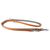Das Lederband Hunde Führleine New York orange/stone