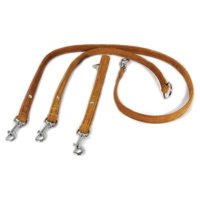Das Lederband Universal Hundeleine Toronto cognac/cognac