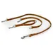 Das Lederband Universal Hundeleine Weinheim Maroon