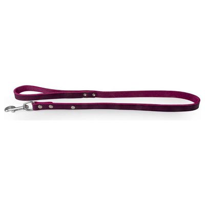 Das Lederband Hundeleine Weinheim Violet