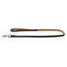Das Lederband Hundeleine Denver schwarz/cognac