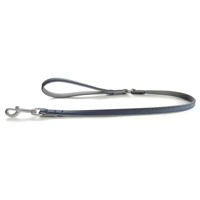 Das Lederband Hundeleine New York saphire/stone Das Lederband Hundeleine New York saphire/stone