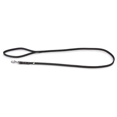 Das Lederband Hundeleine Barcelona Black