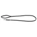 Das Lederband Hundeleine Barcelona Black