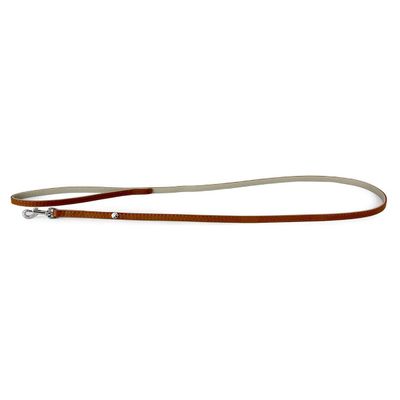 Das Lederband Hundeleine Amsterdam Brandy/Grey