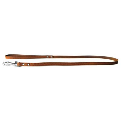 Das Lederband Hundeleine Weinheim Maroon
