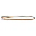 Das Lederband Hundeleine Amsterdam Orange/Grey