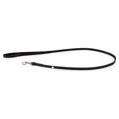 Das Lederband Hundeleine Cannes Black