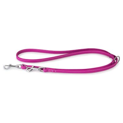 Das Lederband Hunde Führleine Barcelona Rose-Violet