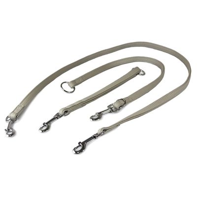 Das Lederband Universal Hundeleine Amsterdam grey