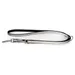 Das Lederband Führleine Oslo Silver reflective/Black